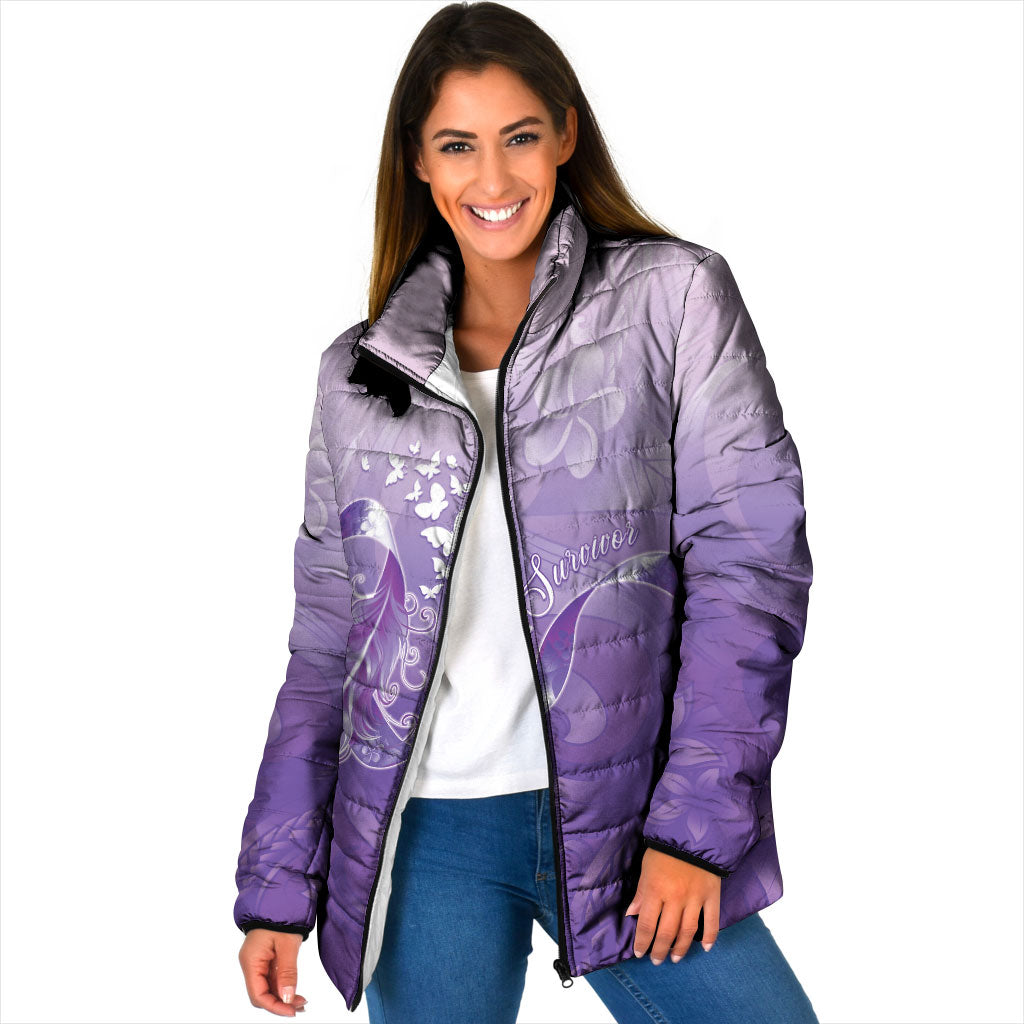 Lupus Survivor Padded Jacket Polynesian Style