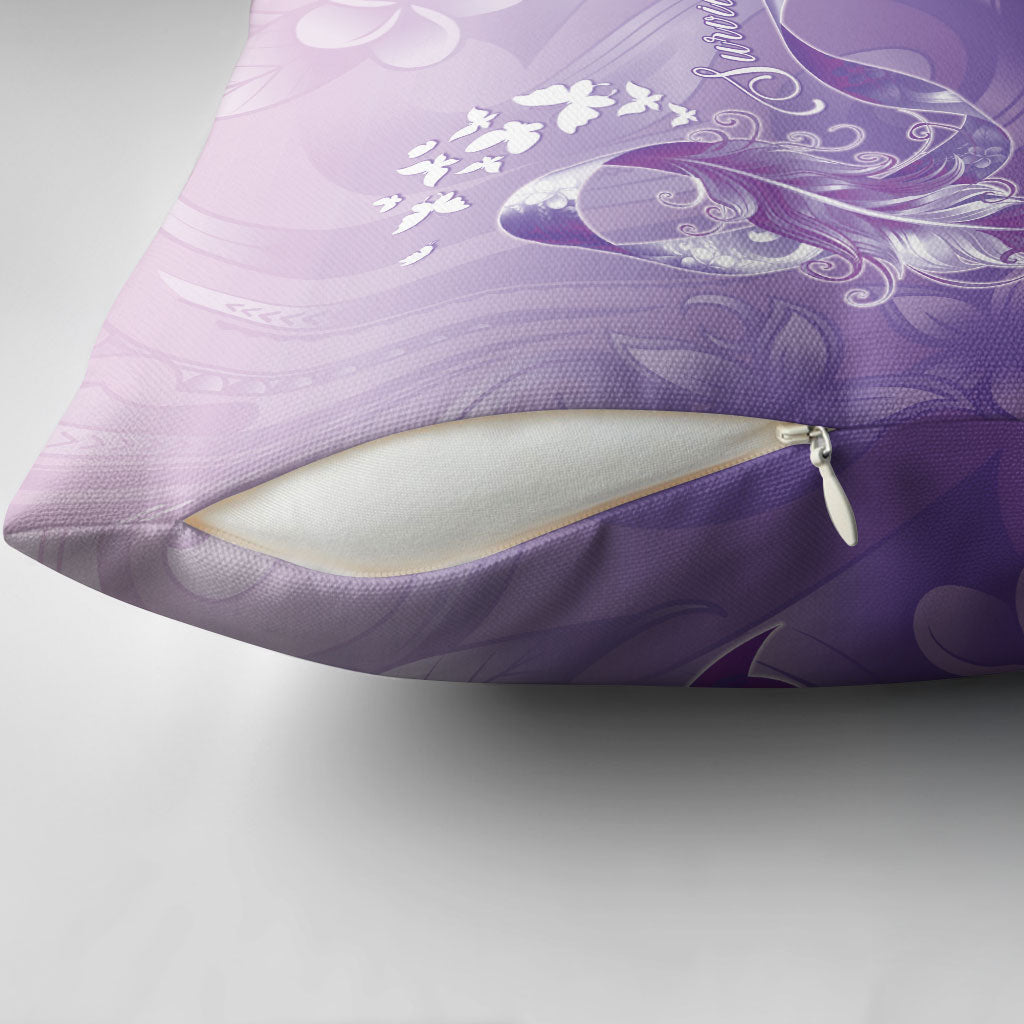 Lupus Survivor Pillow Cover Polynesian Style
