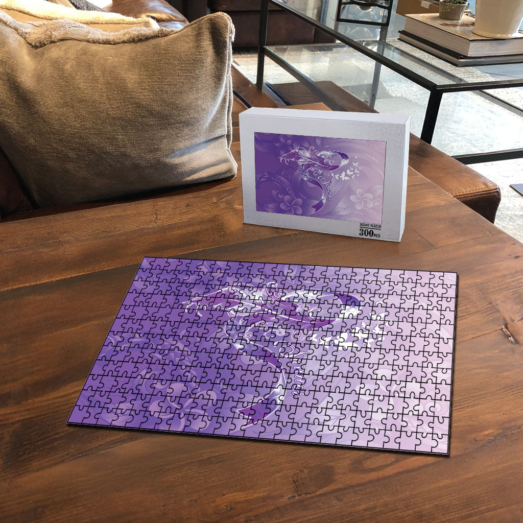 Lupus Survivor Puzzle Polynesian Style