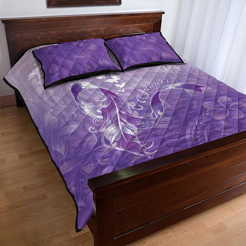 Lupus Survivor Quilt Bed Set Polynesian Style