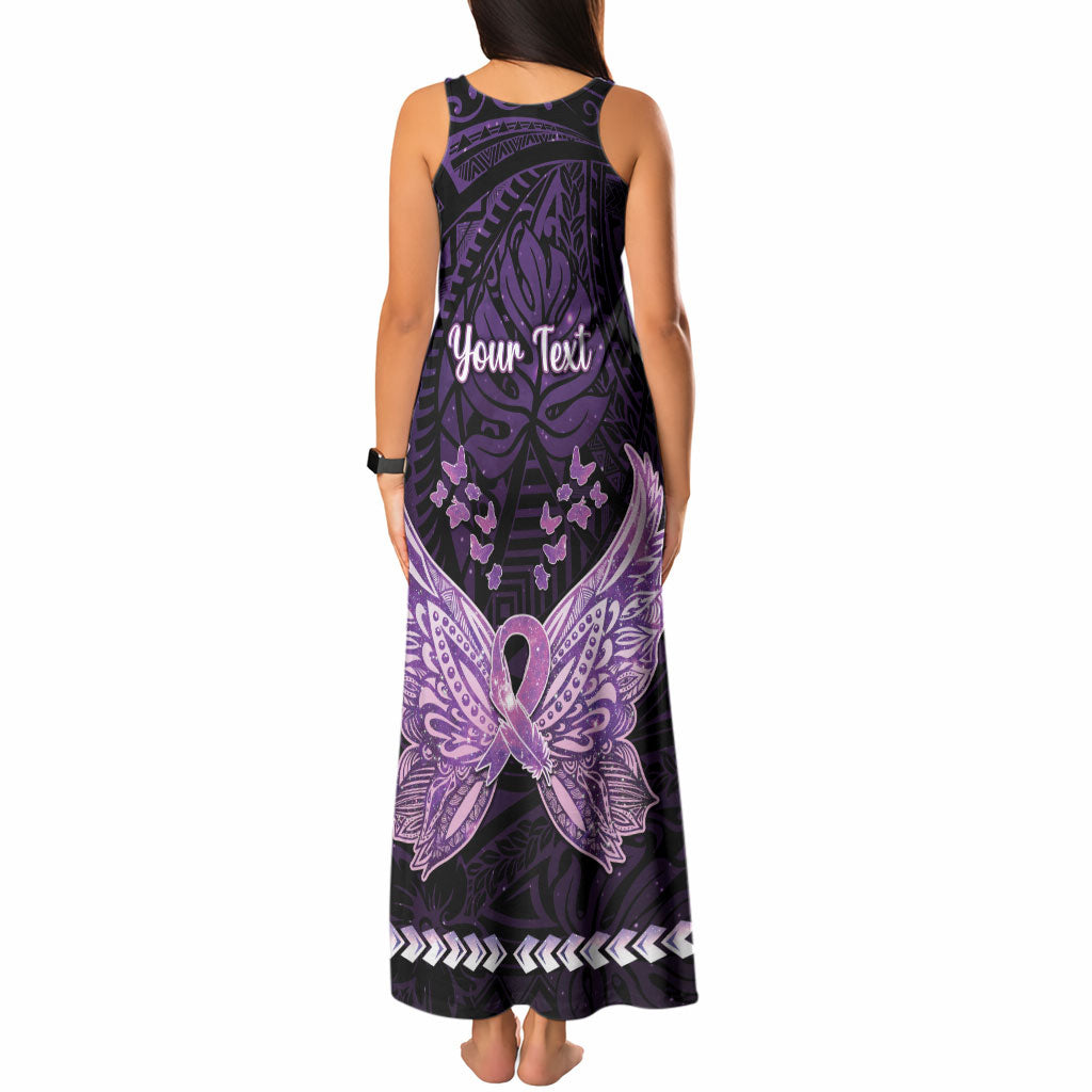 Personalised Alzheimer Support Tank Maxi Dress You May Not Remember But I Will Never Forget