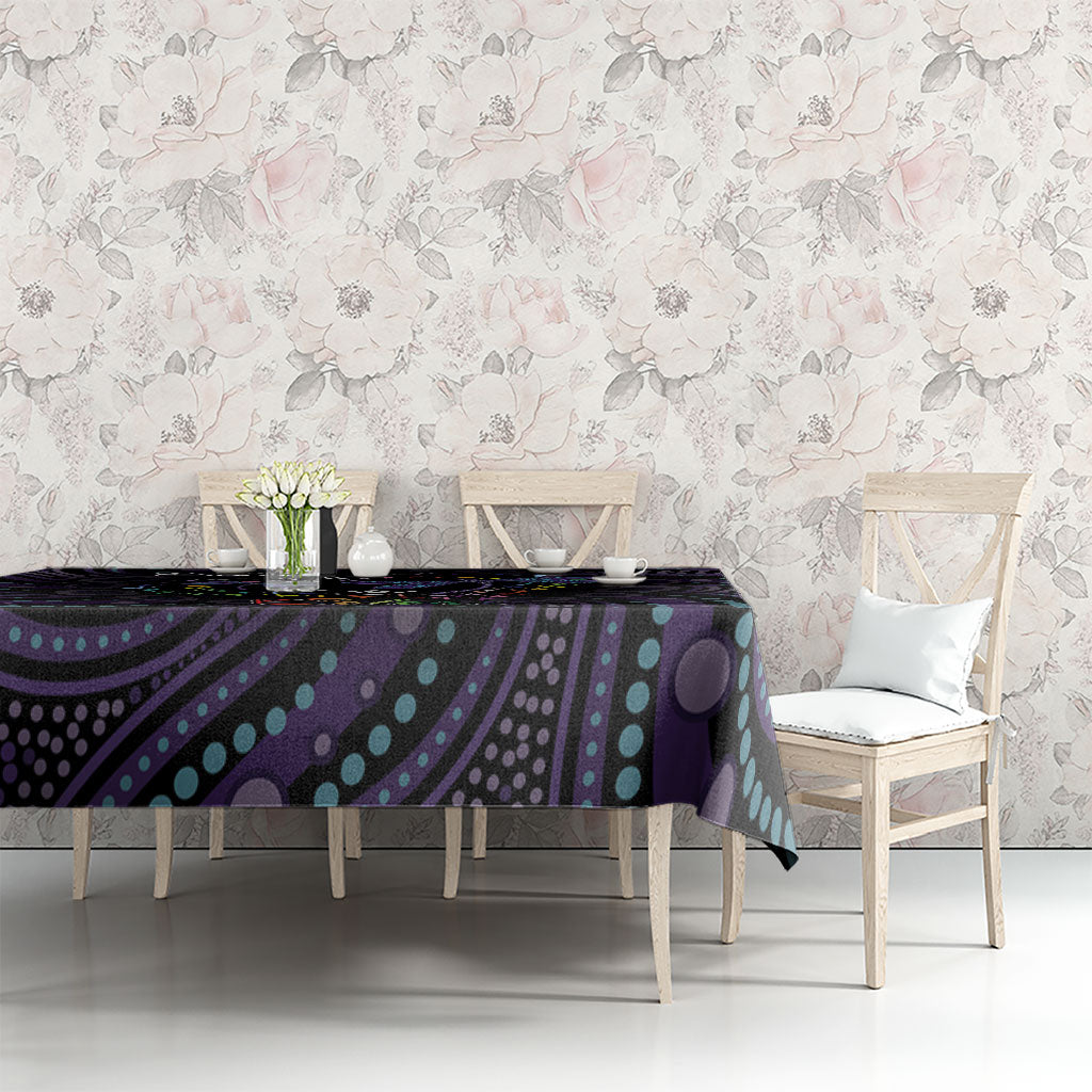 Fight Cancer In All Colors Australia Indigenous Tablecloth Dragonflies Aboriginal Art
