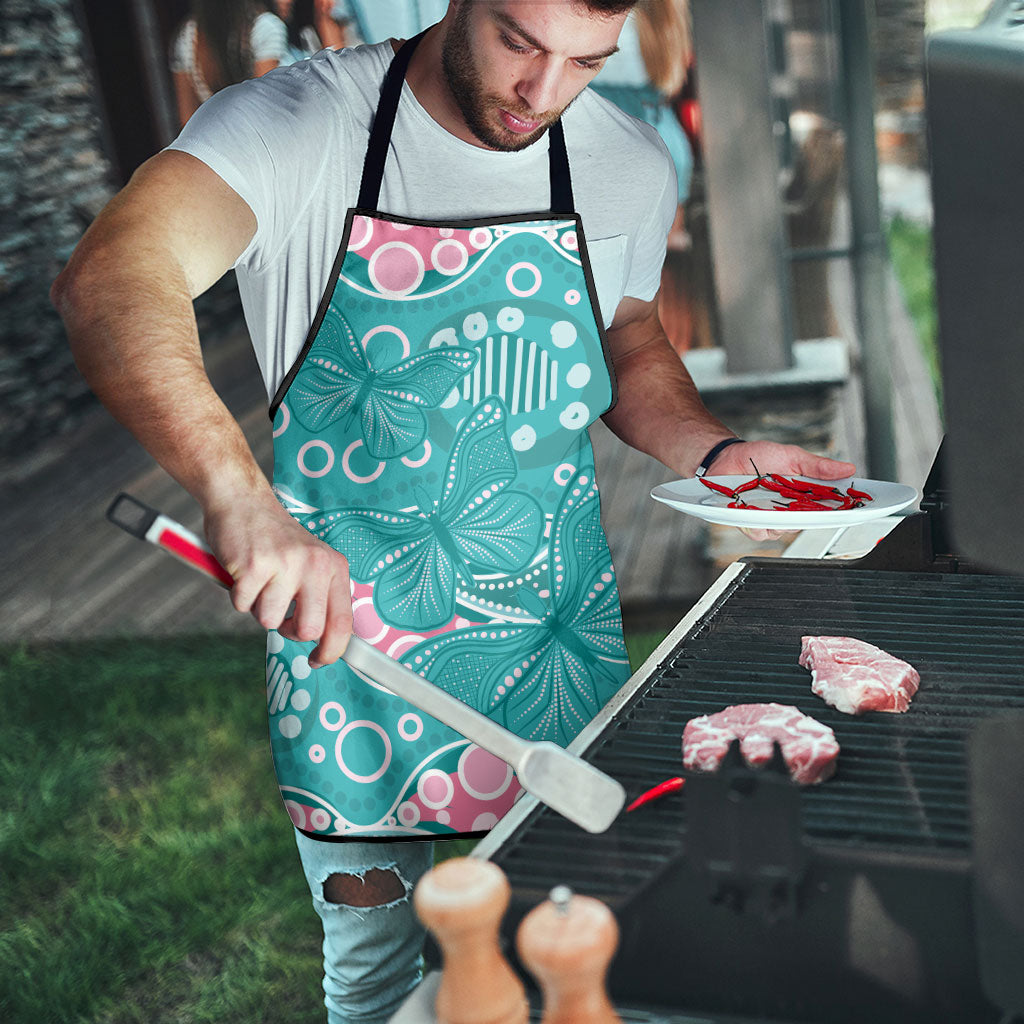 Australia Hereditary Cancer Prevention Apron Aboriginal Butterflies