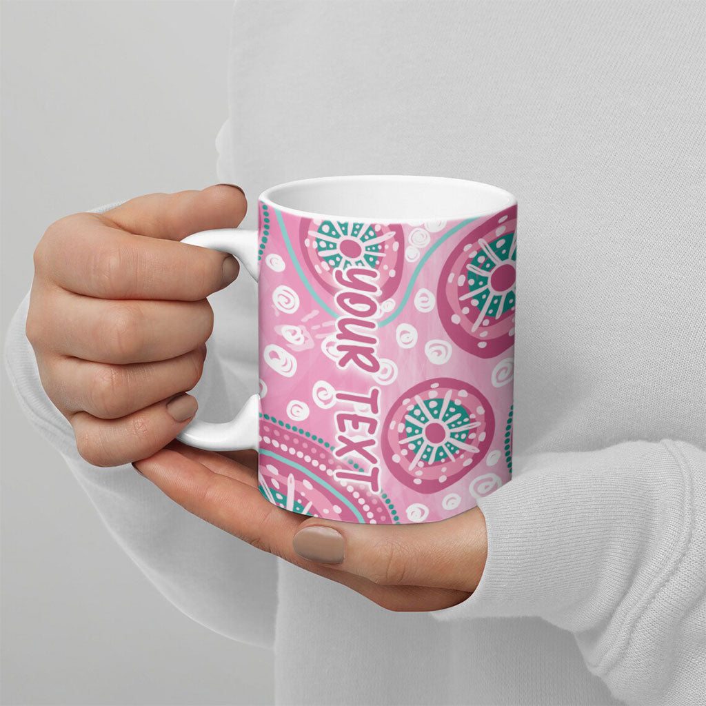 Personalized Hereditary Breast Cancer Prevention Australia Indigenous Ceramic Mug Previvor