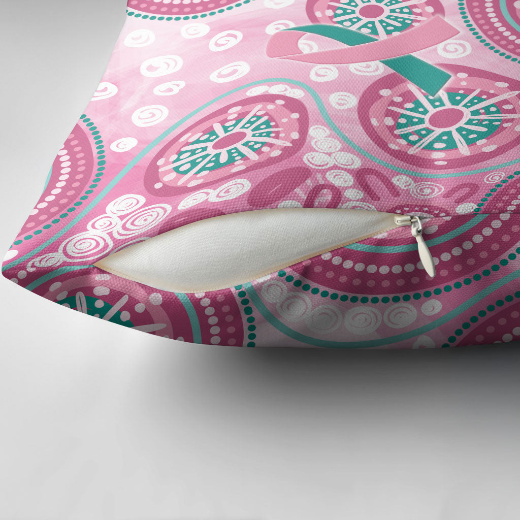 Hereditary Breast Cancer Prevention Australia Indigenous Pillow Cover Previvor