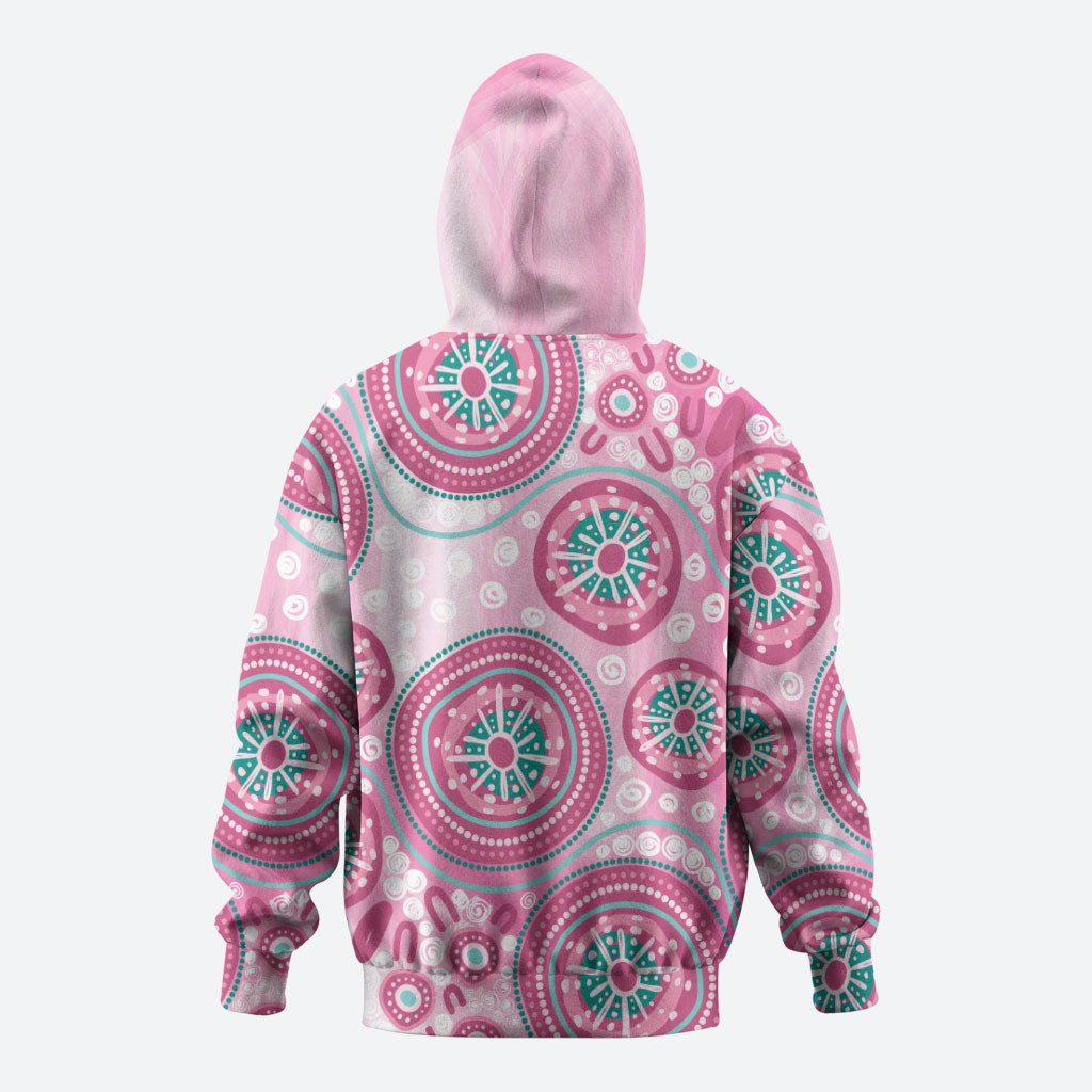 Hereditary Breast Cancer Prevention Australia Indigenous Zip Hoodie Previvor
