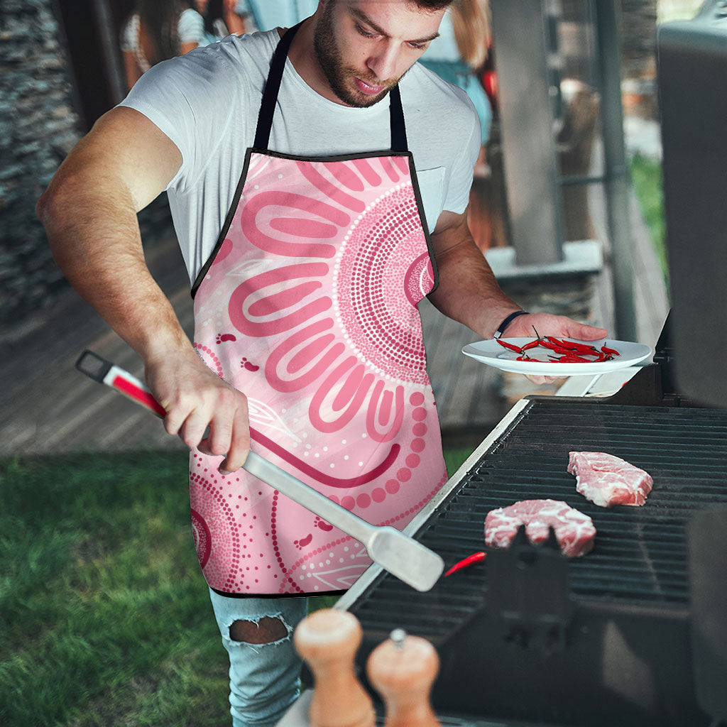 NAIDOC Week 2025 Indigenous Apron Breast Cancer Pink Ribbon