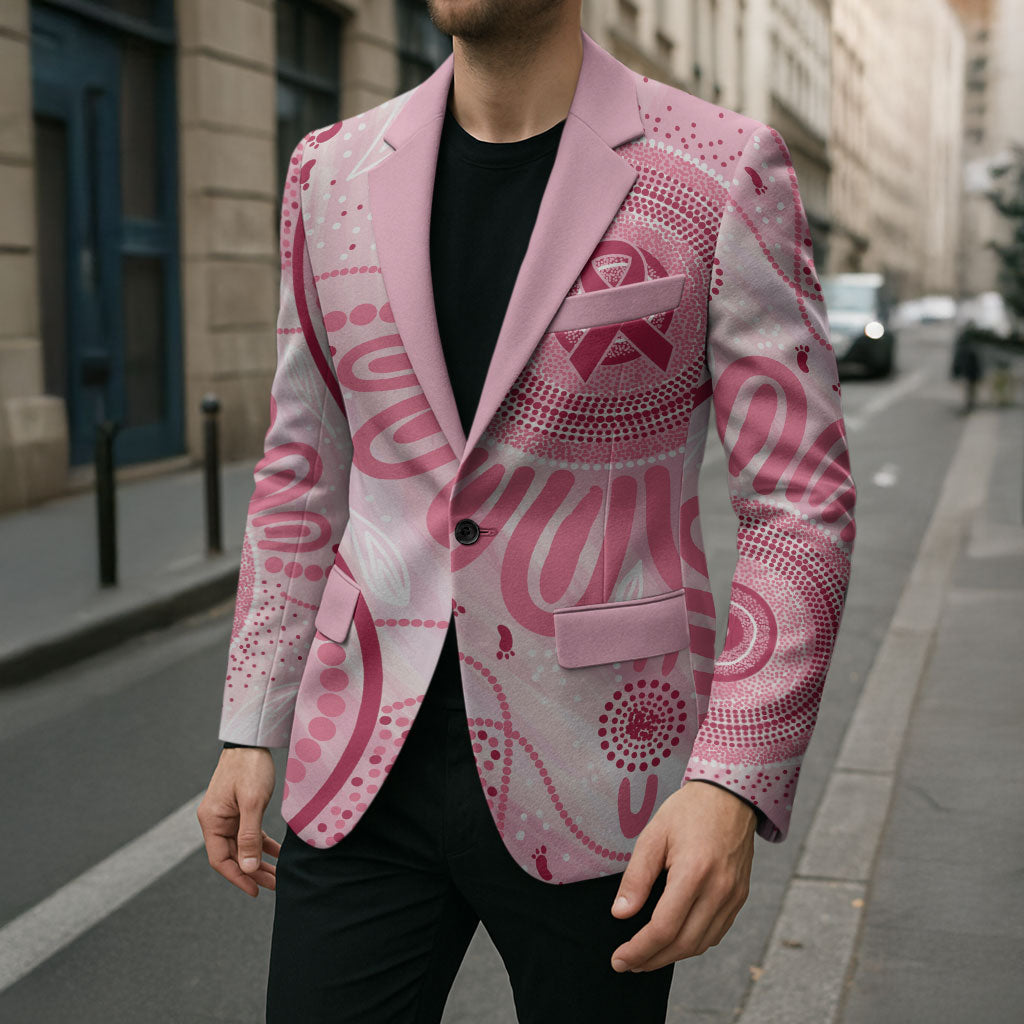 NAIDOC Week 2025 Indigenous Blazer Breast Cancer Pink Ribbon