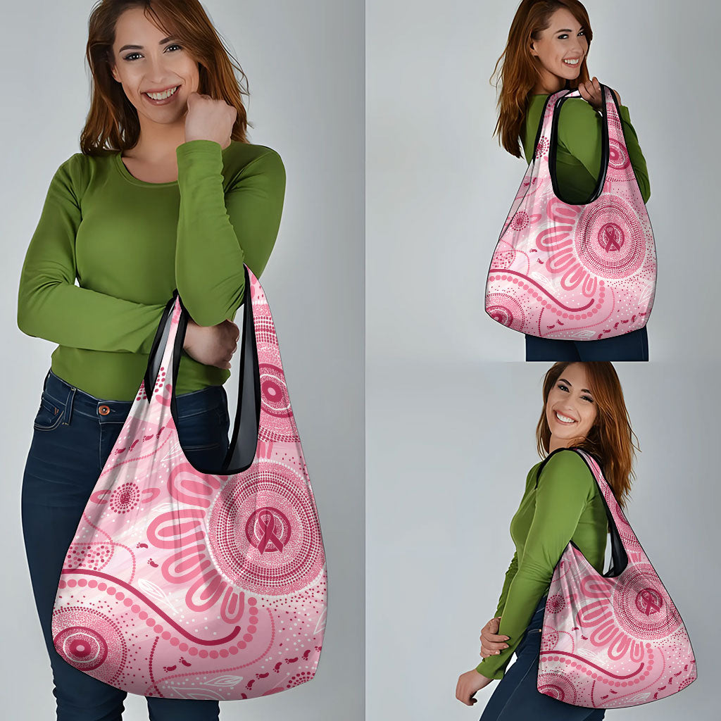 NAIDOC Week 2025 Indigenous Grocery Bag Breast Cancer Pink Ribbon