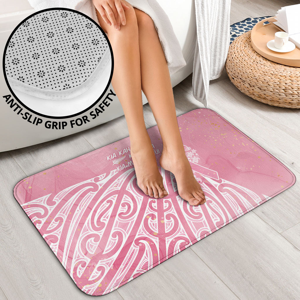 Breast Cancer Pink October Maori Bathroom Set Kia Kaha Kia Maia Kia Manawanui