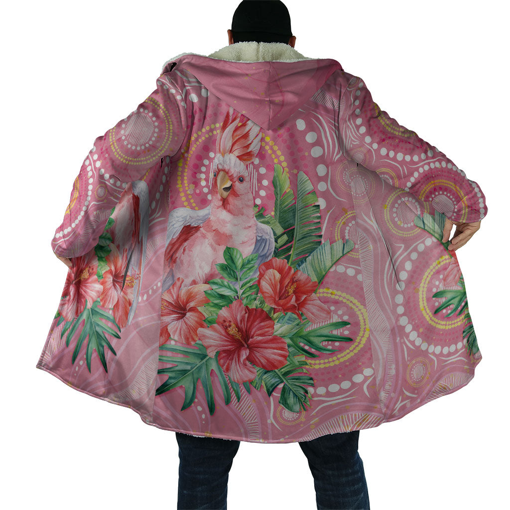 Breast Cancer Pink Cockatoo Cloak Indigenous Australia Watercolor Glaze