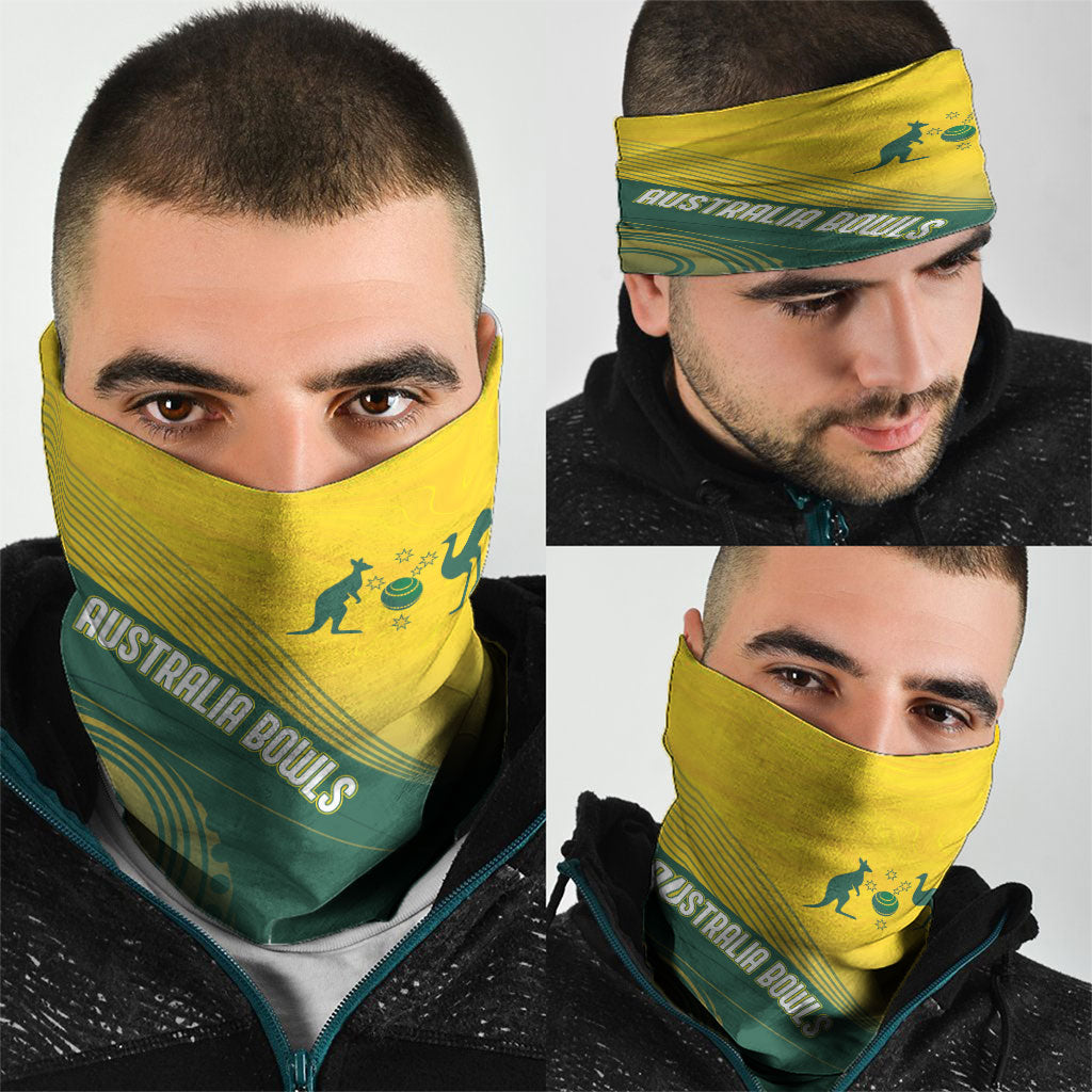 Australia Bowls Neck Gaiter Basic Marble Glaze - National Color