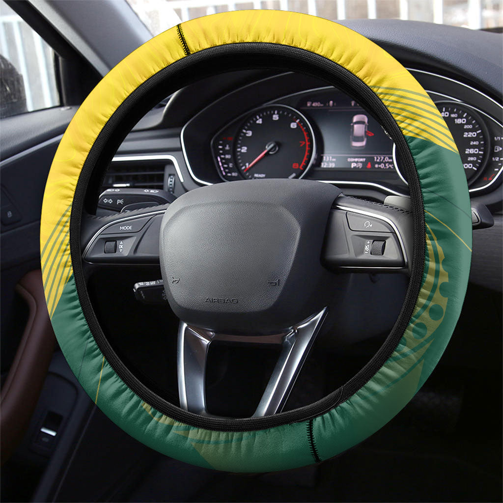 Australia Bowls Steering Wheel Cover Basic Marble Glaze - National Color
