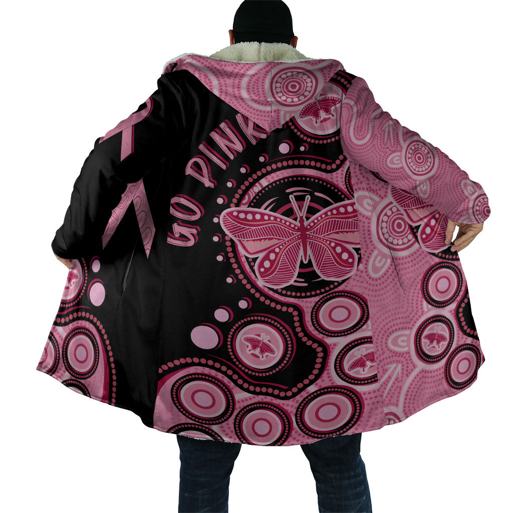 Australia Indigenous Cloak Breast Cancer Ribbon Butterfly Aboriginal Arts