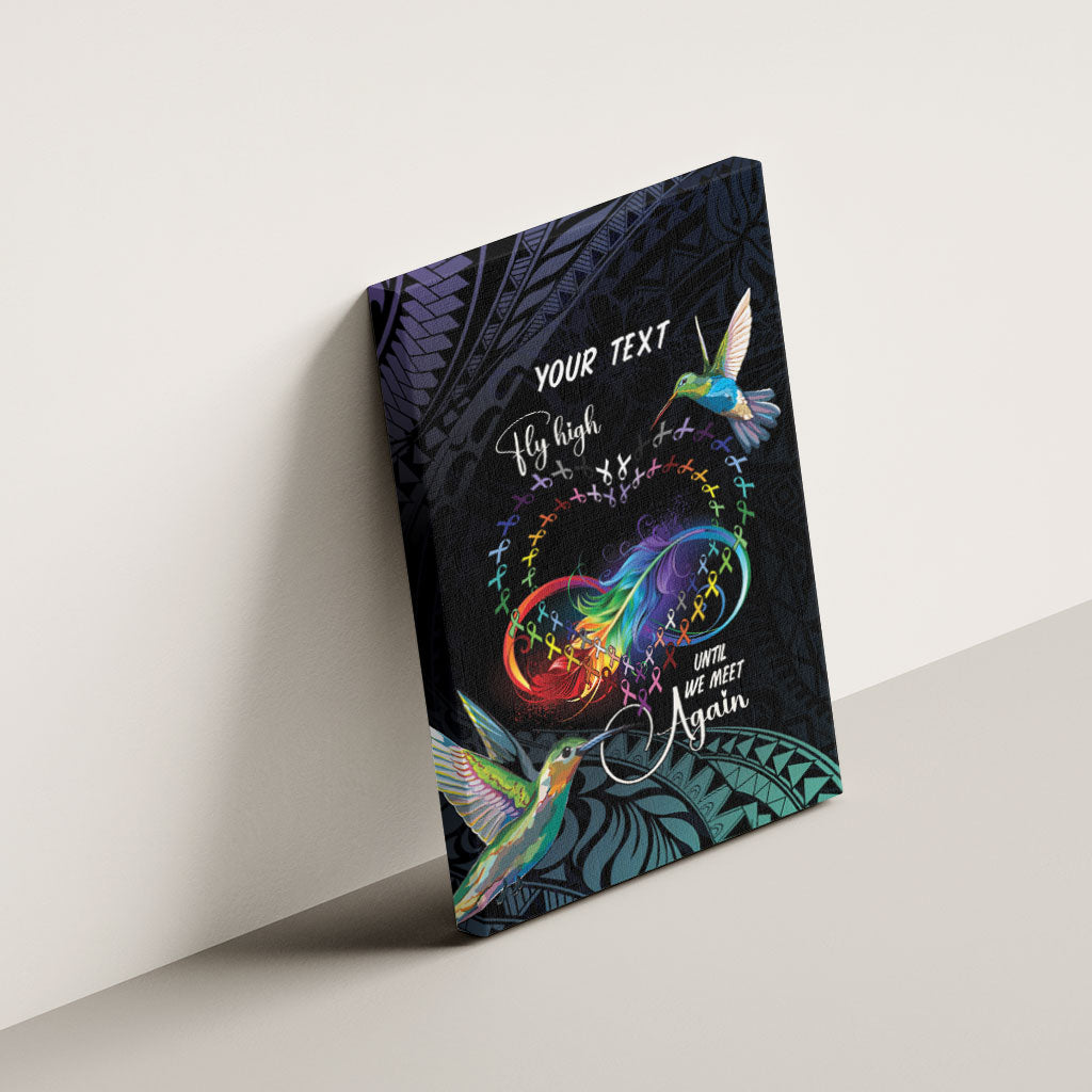 Polynesian Hummingbird - Fly High Until We Meet Again Personalized Canvas Wall Art