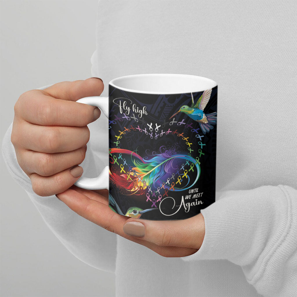 Polynesian Hummingbird - Fly High Until We Meet Again Personalized Ceramic Mug