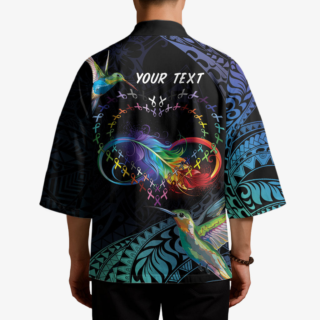 Polynesian Hummingbird - Fly High Until We Meet Again Personalized Kimono