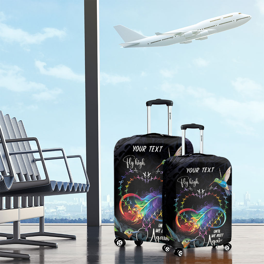 Polynesian Hummingbird - Fly High Until We Meet Again Personalized Luggage Cover