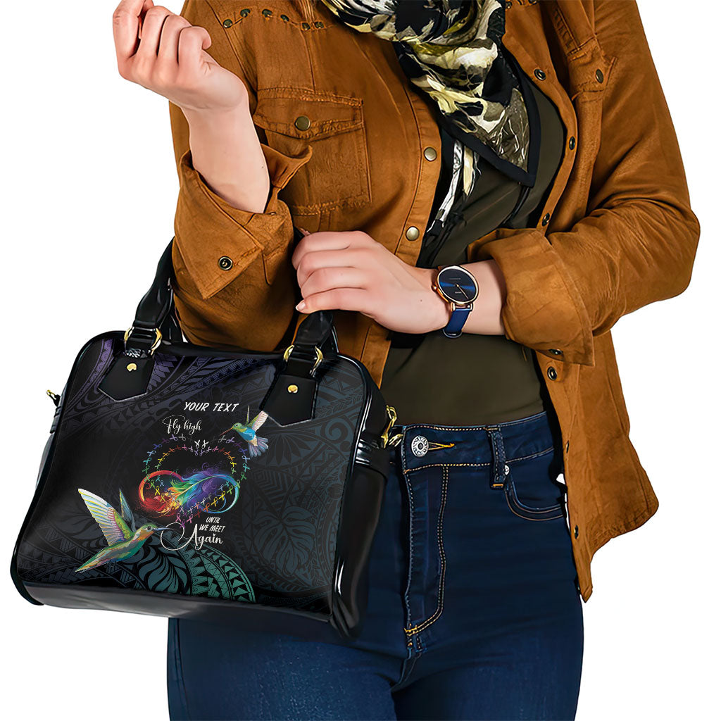 Polynesian Hummingbird - Fly High Until We Meet Again Personalized Shoulder Handbag