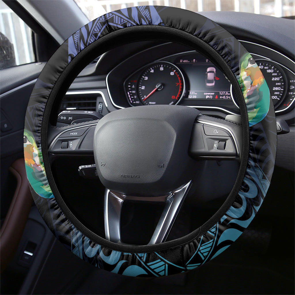 Polynesian Hummingbird - Fly High Until We Meet Again Steering Wheel Cover
