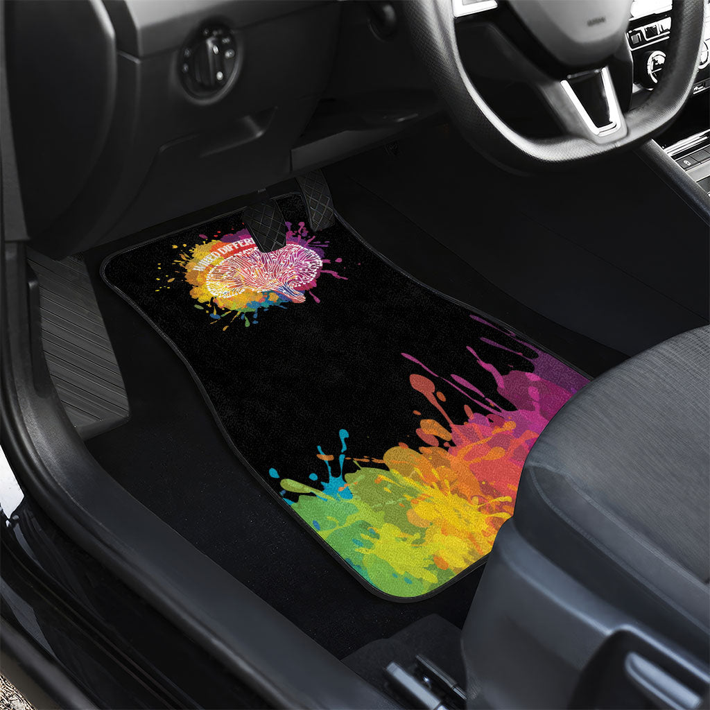 Autism Wired Differently Colors Splash Car Mats