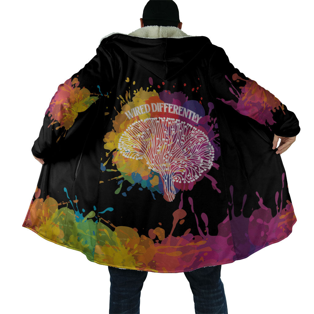 Autism Wired Differently Colors Splash Cloak
