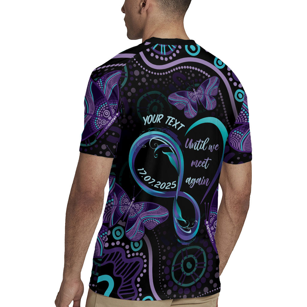 Personalized Australia Infinity Heart Indigenous Rugby Jersey Fly High Until We Meet Again