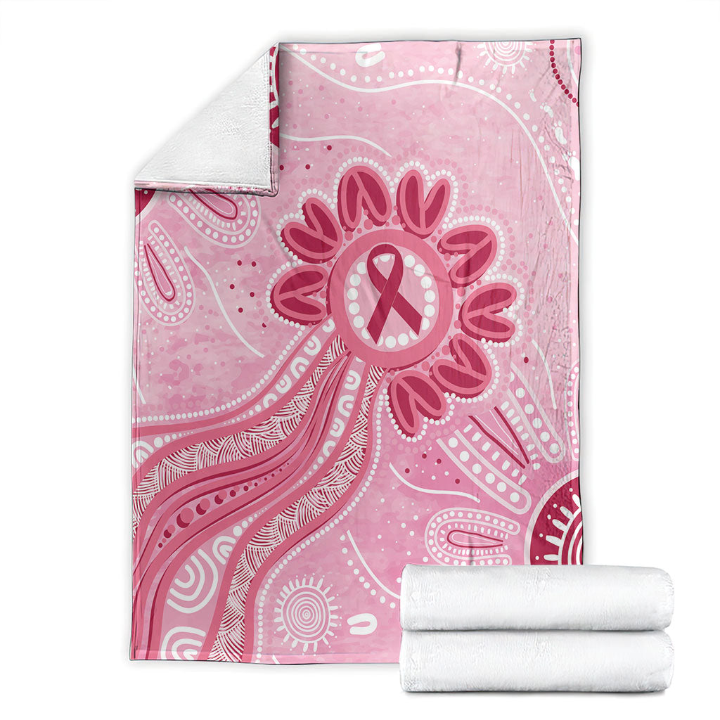 First Nation Aboriginal Dot Arts Blanket Think Pink
