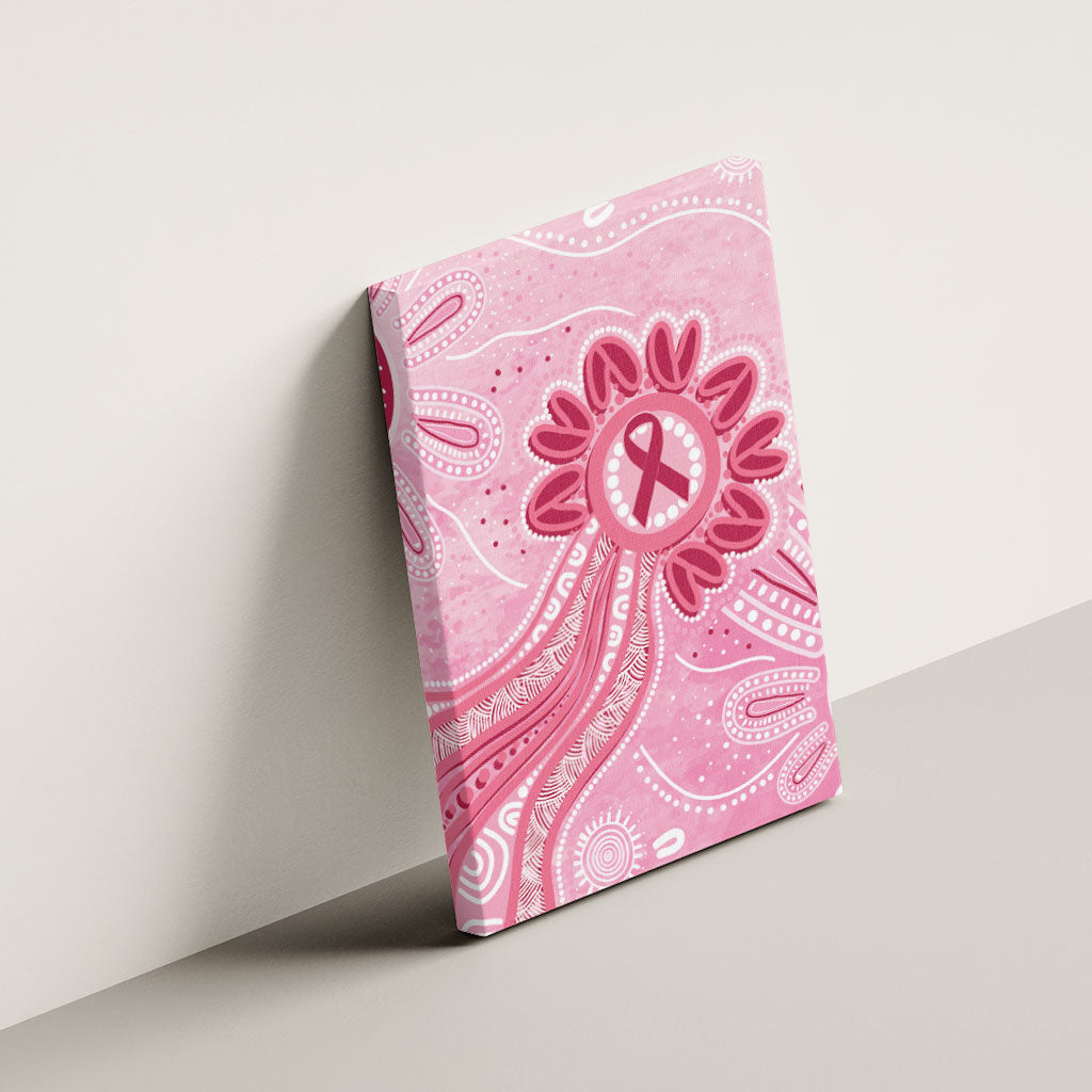 First Nation Aboriginal Dot Arts Canvas Wall Art Think Pink