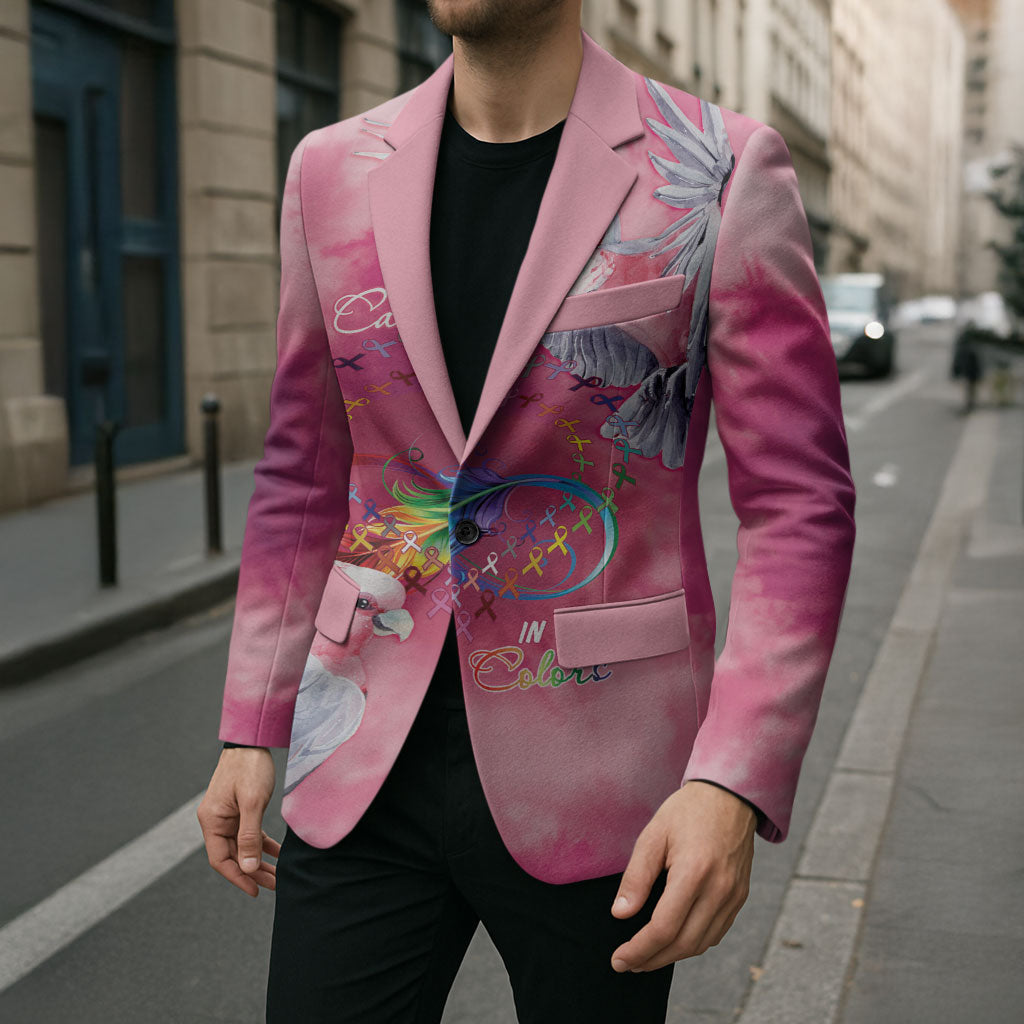 Australia Fight Cancer In All Colors Blazer Galah Pink Tie Dye