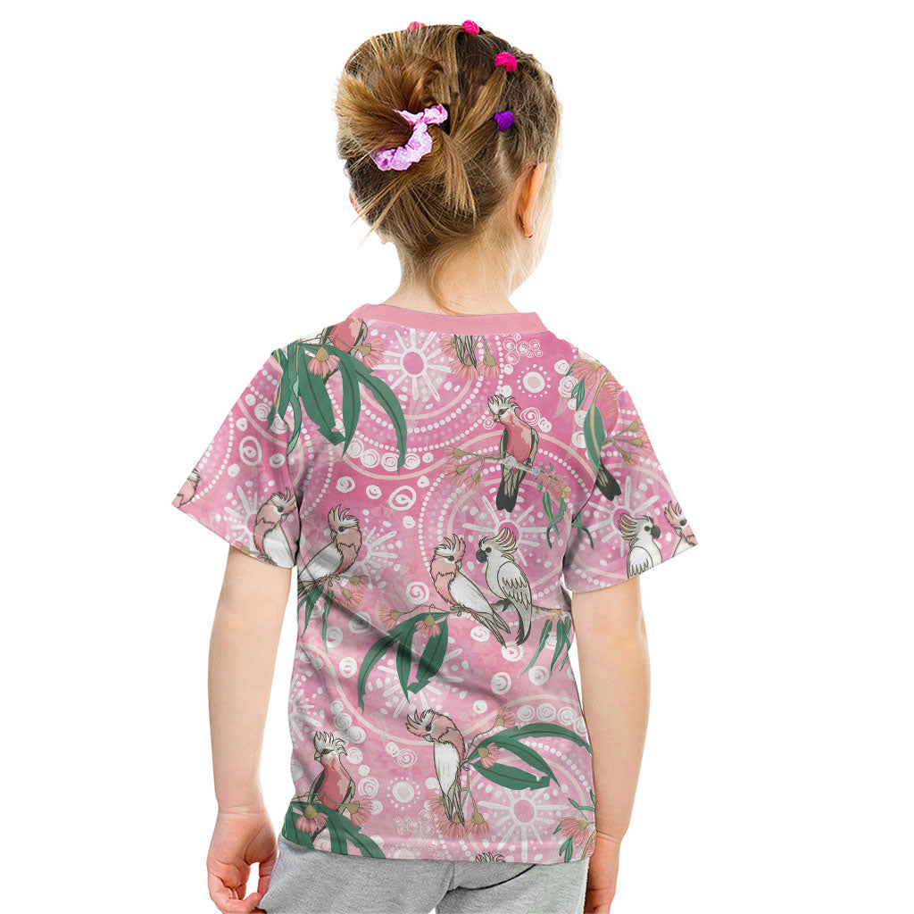 Australia Galah Aboriginal Kid T Shirt Breast Cancer Month