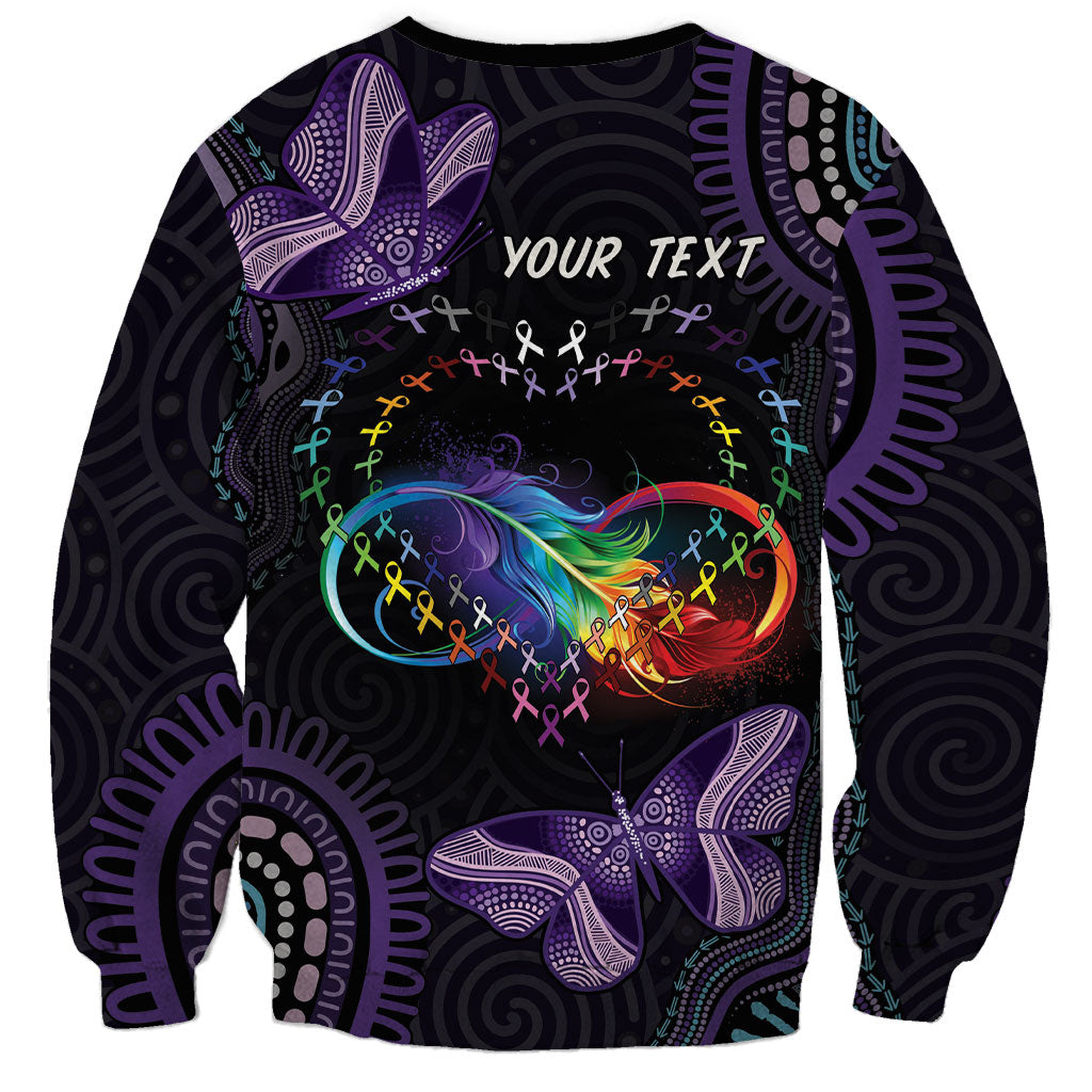 Australia Aboriginal Dot Arts Personalized Sweatshirt Fight Cancer In All Colors