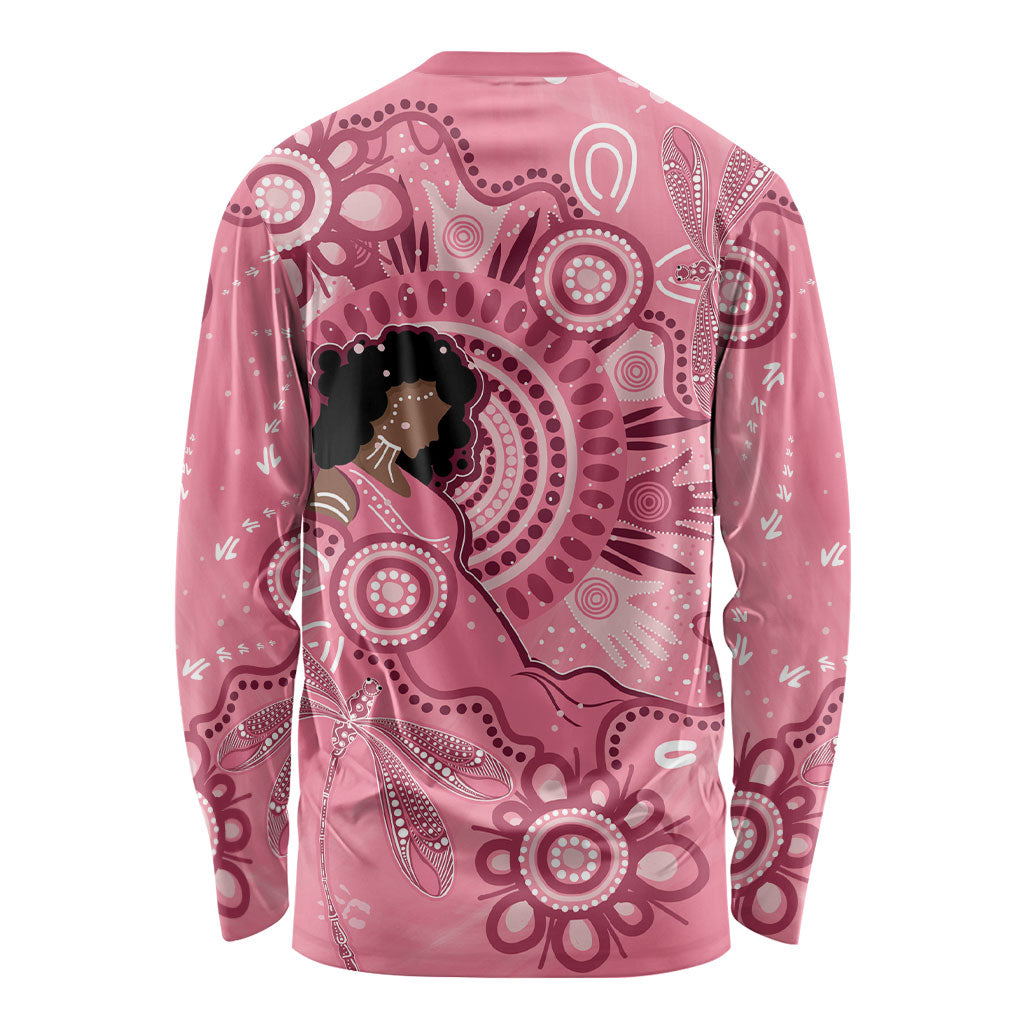 Australia Women's Day Aboriginal Long Sleeve Shirt Mother's Love