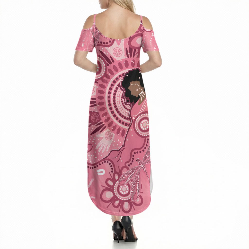 Australia Women's Day Aboriginal Summer Maxi Dress Mother's Love