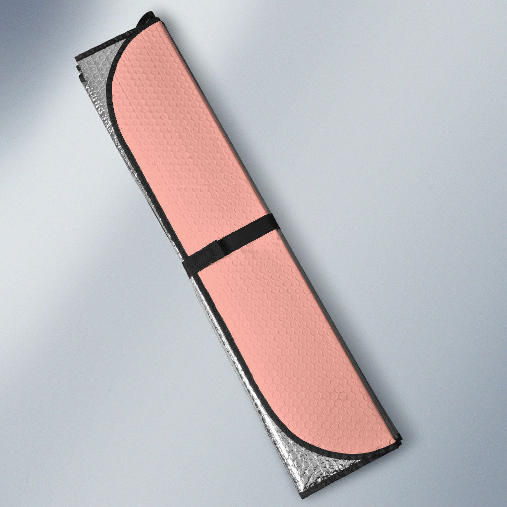 Australia Christmas Pink Cockatoo with Banksia Auto Sun Shade Coral Pink