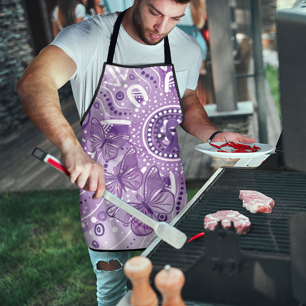 Australia Epilepsy Month Indigenous Apron Butterfly Aboriginal Art