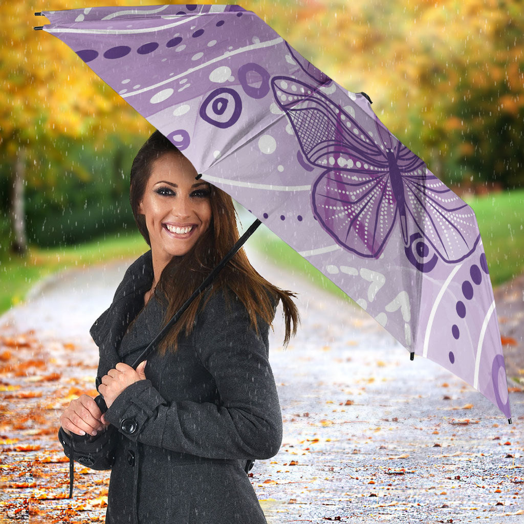 Australia Epilepsy Month Indigenous Umbrella Butterfly Aboriginal Art