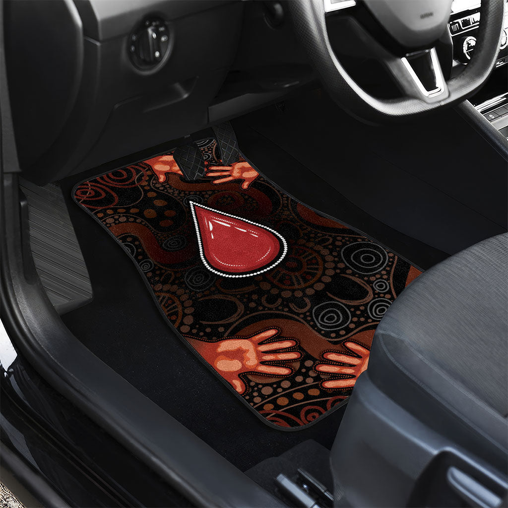 Australia Indigenous Leukemia Prevention Car Mats Aboriginal Dot Arts