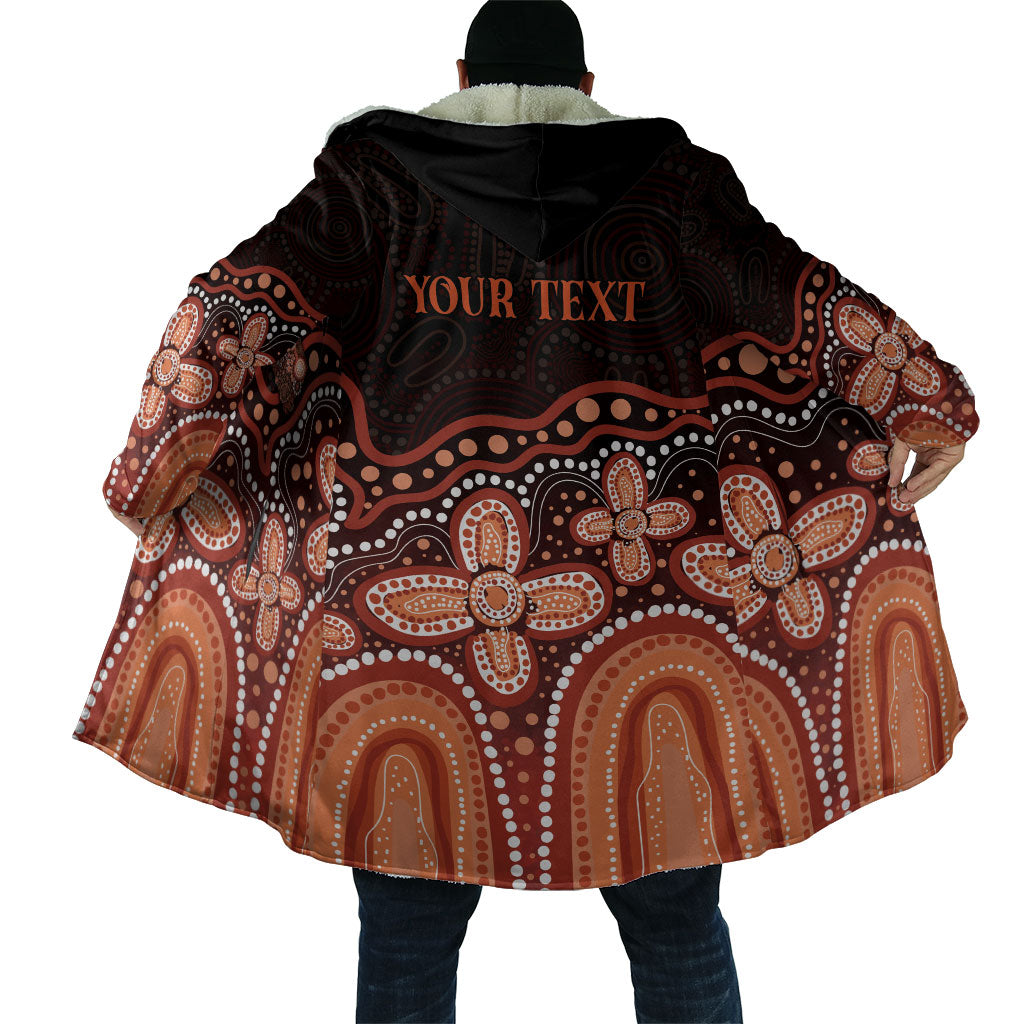 Australia Indigenous Personalized Cloak Fight Leukemia Orange Ribbons