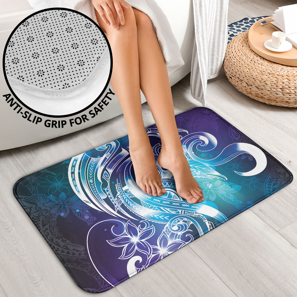 Aloha Hawaii Turtle Bathroom Set Teal Purple Ribbon