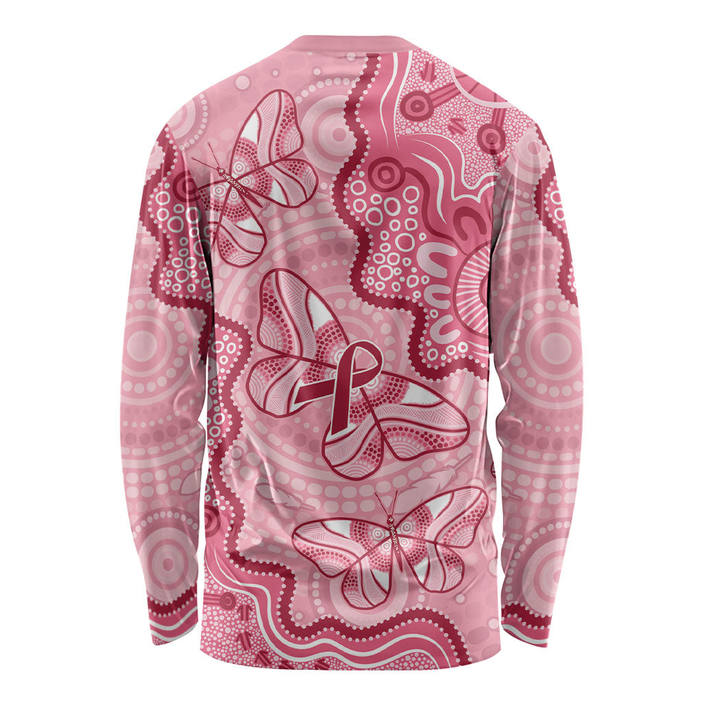 Australia Indigenous Mother's Day Long Sleeve Shirt Breast Cancer Survivor