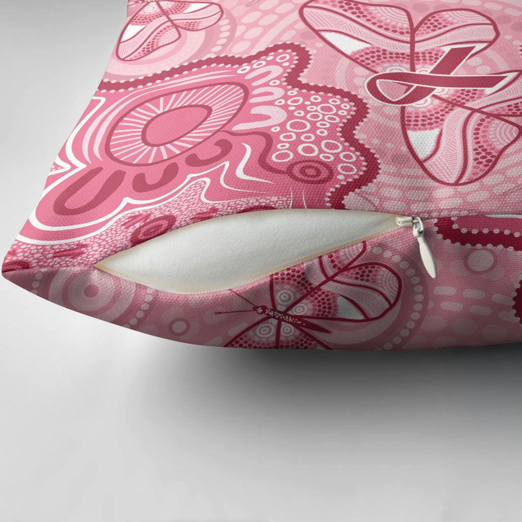 Australia Indigenous Mother's Day Pillow Cover Breast Cancer Survivor