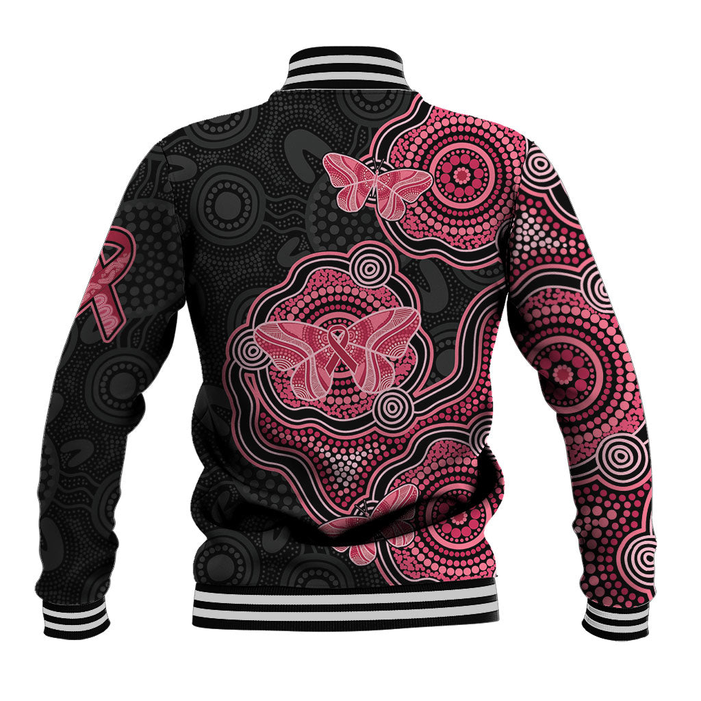 Australia Indigenous Mother's Day Baseball Jacket Aboriginal Breast Cancer Ribbon