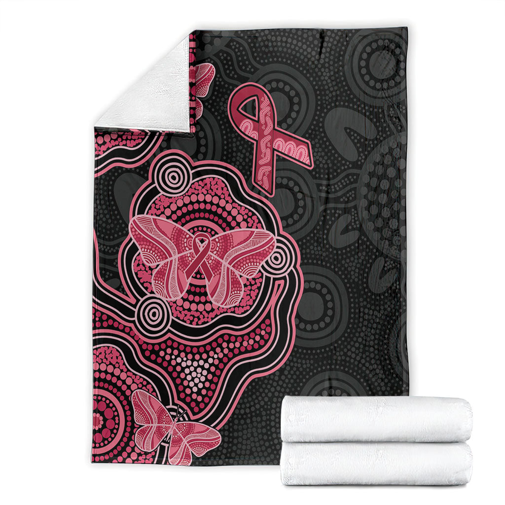 Australia Indigenous Mother's Day Blanket Aboriginal Breast Cancer Ribbon