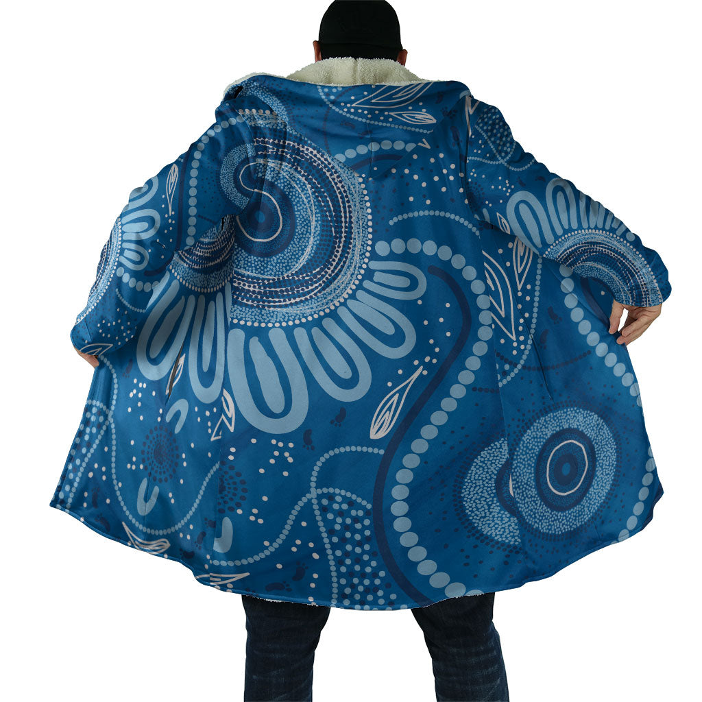 Australia Indigenous Cloak Blue Ribbon Prostate Cancer Month