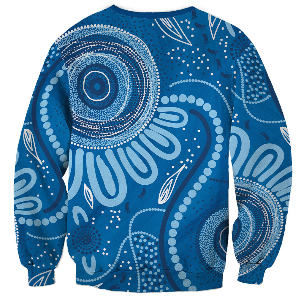 Australia Indigenous Sweatshirt Blue Ribbon Prostate Cancer Month