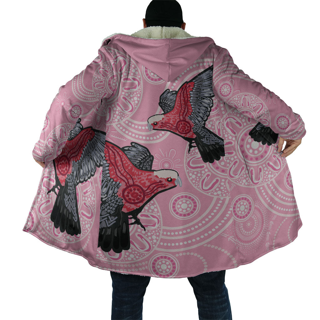 Pink Galah Aussie Aboriginal Cloak Soaring High