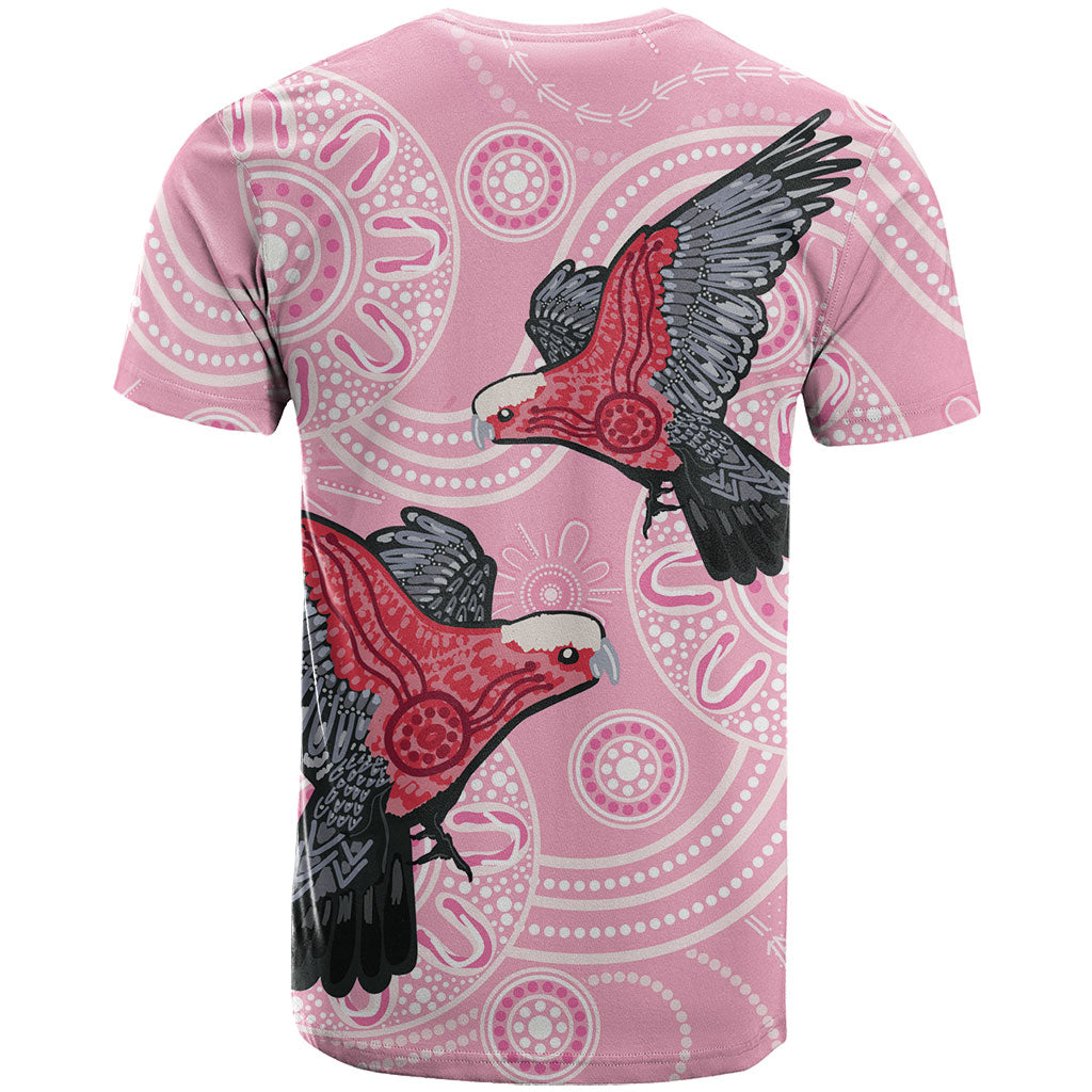 Pink Galah Aussie Aboriginal T Shirt Soaring High