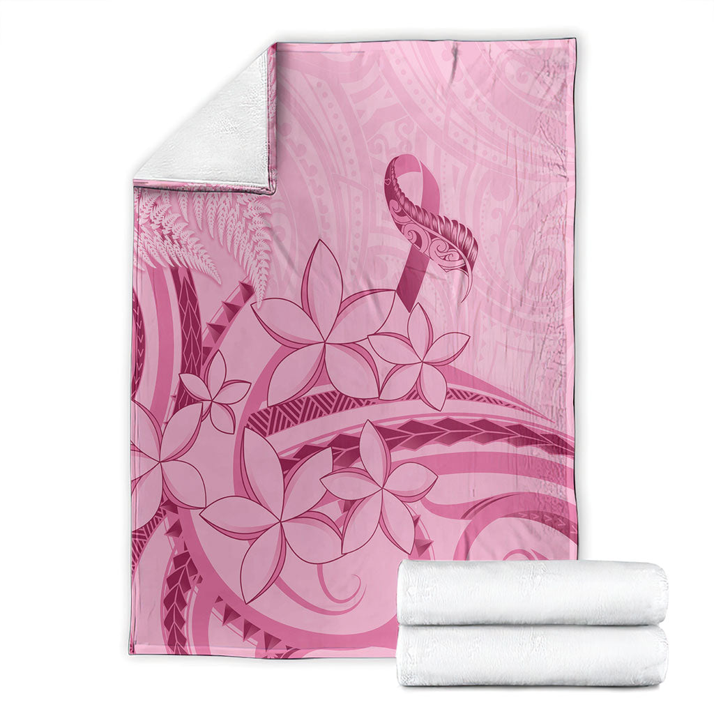 Aotearoa Maori Blanket Pink Fern Ribbons