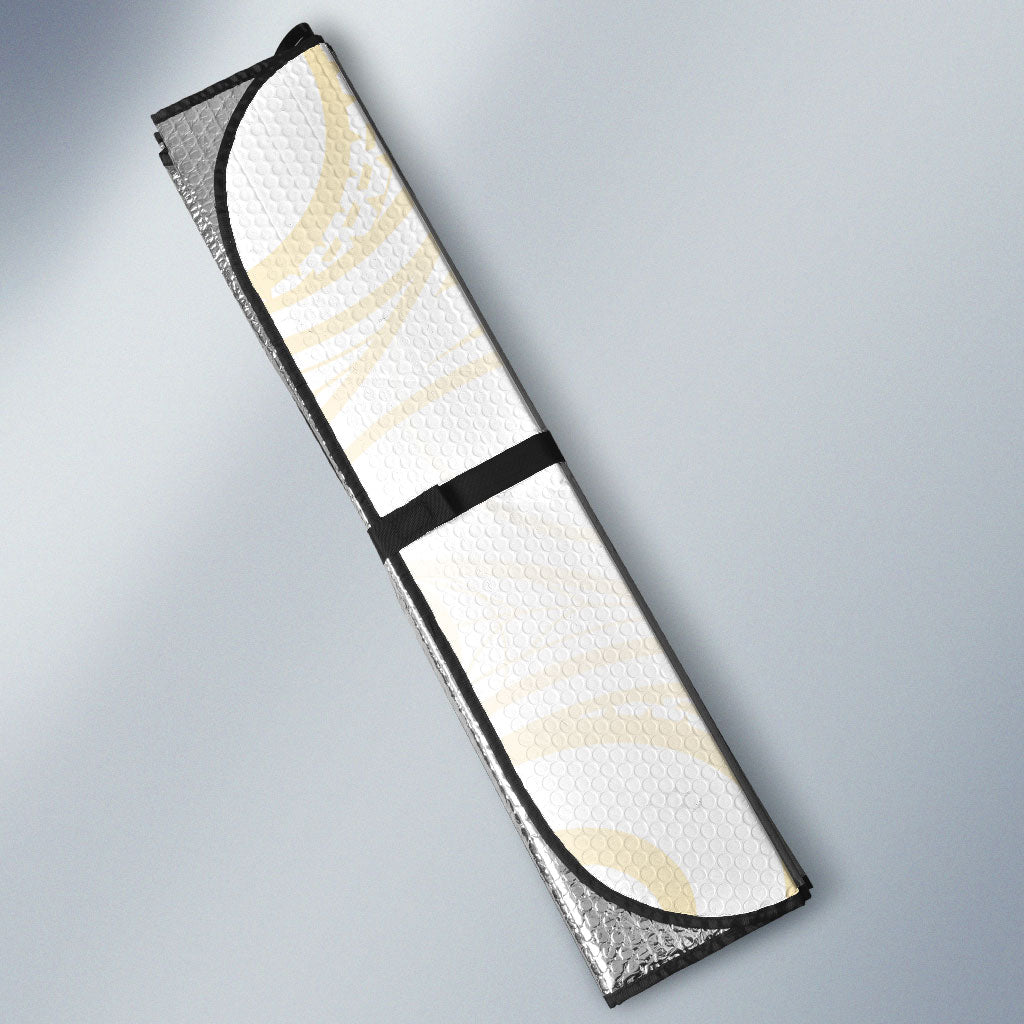 Be Bold Go Gold Polynesian Ribbon Childhood Personalised Auto Sun Shade